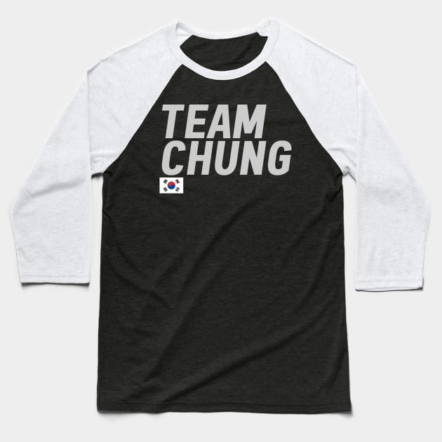 Team Hyeon Chung Baseball T-Shirt by mapreduce